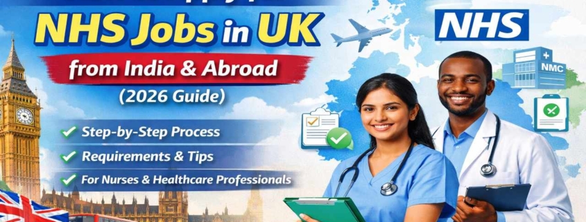 how to apply for NHS jobs