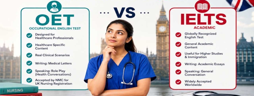 OET vs IELTS for Nurses