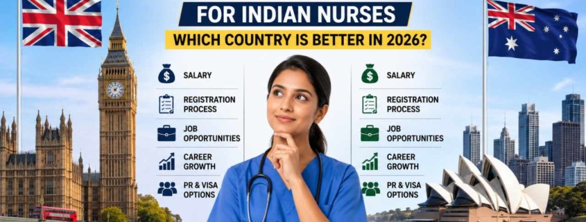UK vs Australia for Indian Nurses